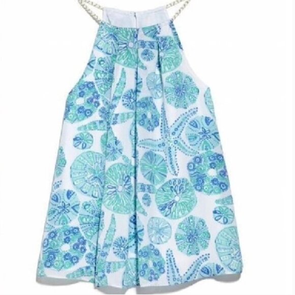 Lilly Pulitzer Urchin for You Tank Top XS Starfish Sand Dollar Print Sleeveless - Picture 8 of 16